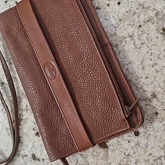 Fossil Leather Wallet on a String - Excellent Condition - Picture 3 of 5